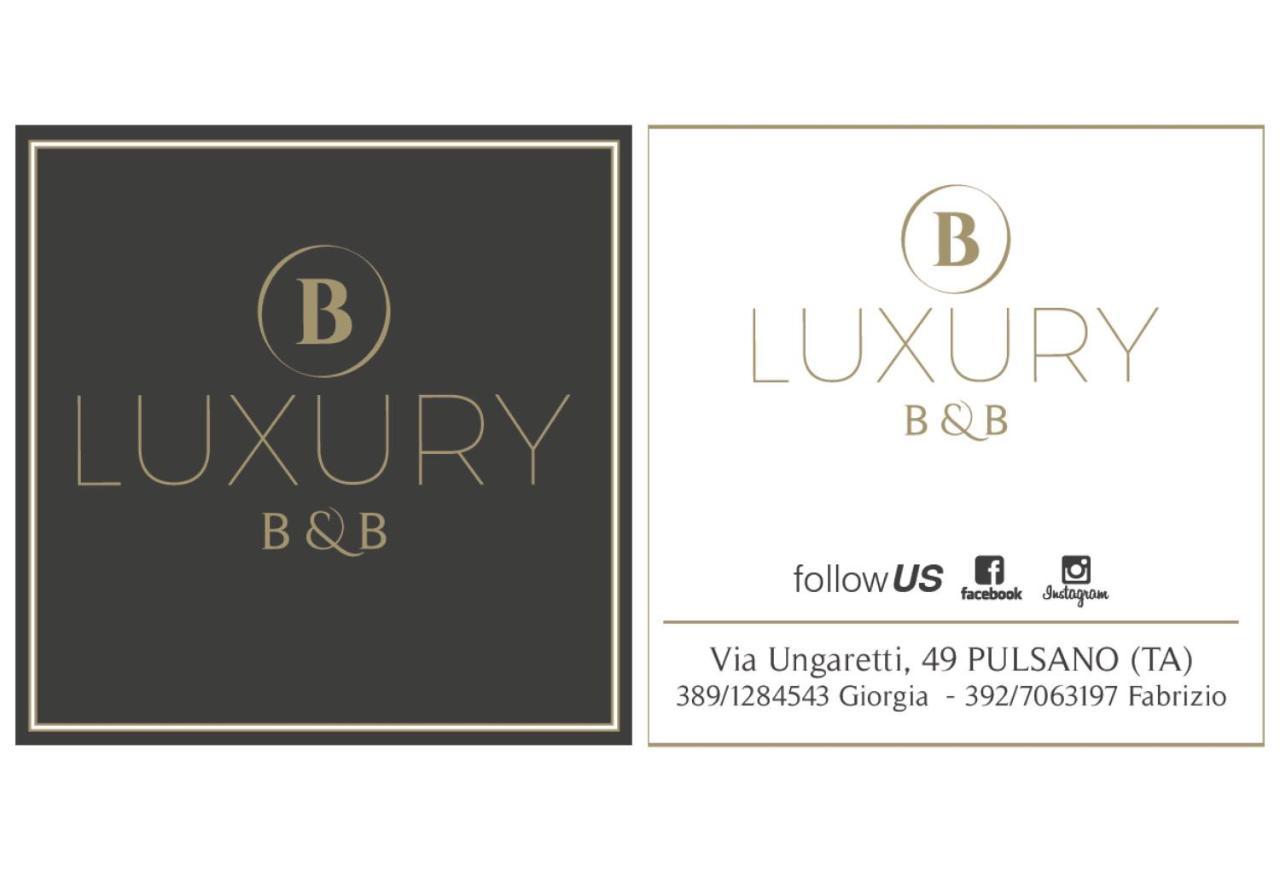 B&B Luxury Apartments Pulsano Exteriör bild